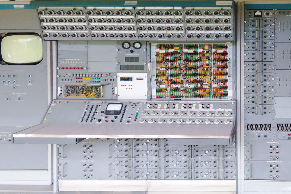 Die EAI 231-RV serial 659 vor der Restaurierung  bei Fraunhofer Birlinghoven, Deutschland 2017.